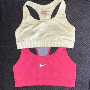 Nike Sport Bras & VS bras.